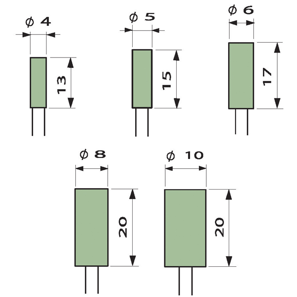 GREEN RUBBER POINT (แกน 3 MM.)